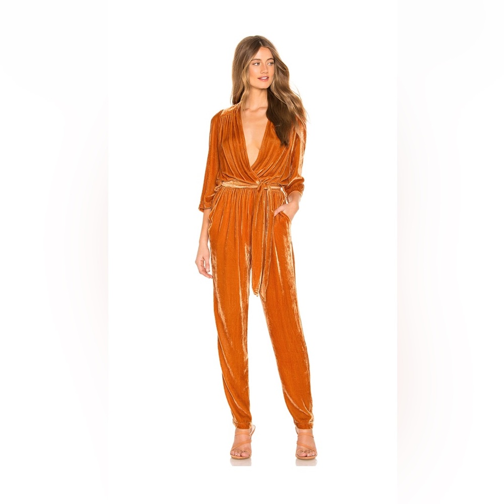Young, Fabulous & Broke velvet jumpsuit. Size S. Never worn.